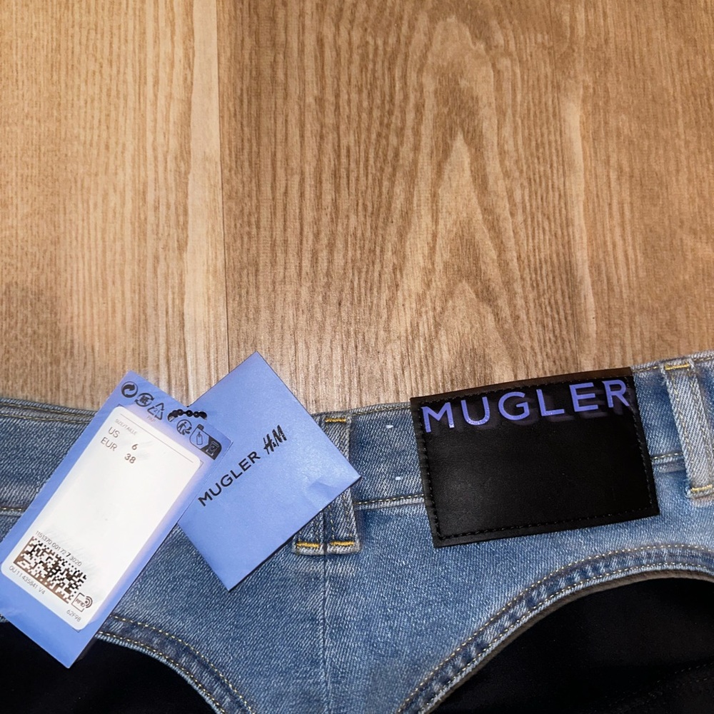Mugler Blue Skinny Jeans